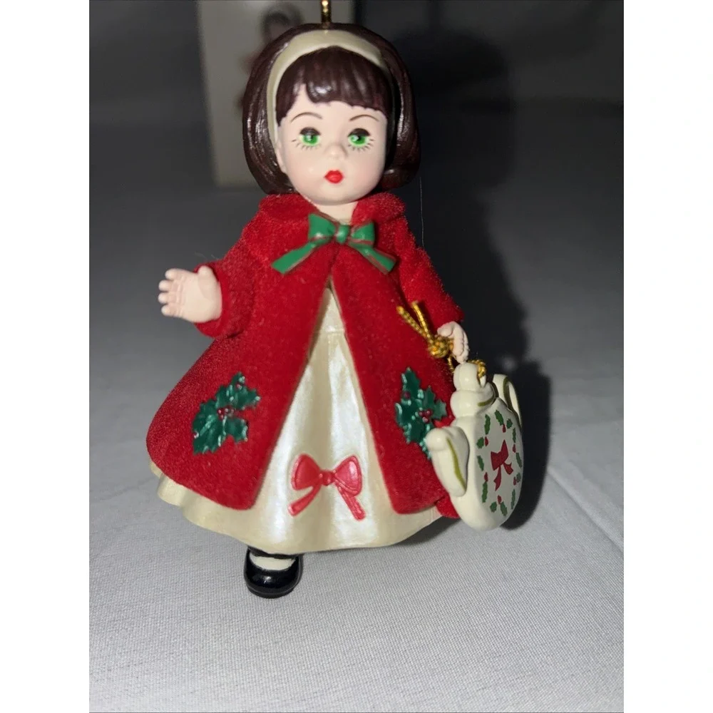 Hallmark Keepsake Madame Alexander Ornaments Christmas Tea Cherry Parfait 2pc